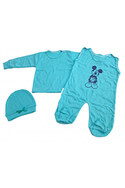 Bubu Kids Creations Salopeta cu bluza si caciula - Fabricata in Romania