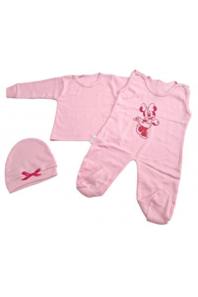 Bubu Kids Creations Set Salopeta , bluza și Căciulă - Fabricat în România