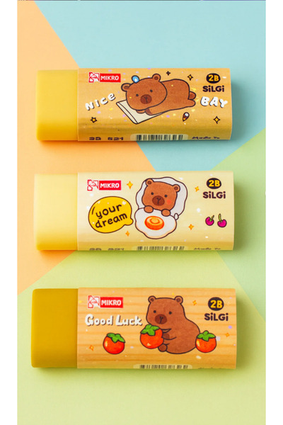 ÖZ KIRTASİYE Capybara Kapibara Temalı Sevimli 2B Silgi (1adet)