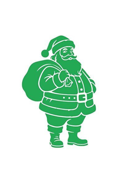 Oracal 651 Sticker decorativ, autocolant pentru masina, silueta Mos Craciun, ...