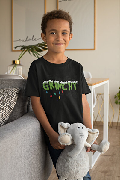 MVRDAR Tricou de Craciun pentru copii cu Grinch si personaje festive