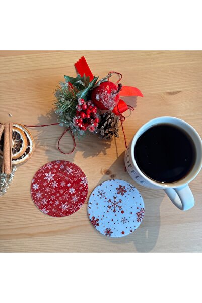 Lazer Store New Year's Concept New Year Patterned Digital Printed Set of 2 Ro...