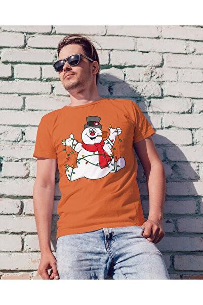 MVRDAR Tricou de Craciun unisex din 100% bumbac pentru femei si barbati