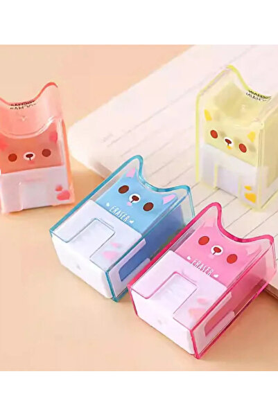 ÖZ KIRTASİYE Cute Animal Kapaklı 3D Silgi 1 Adet