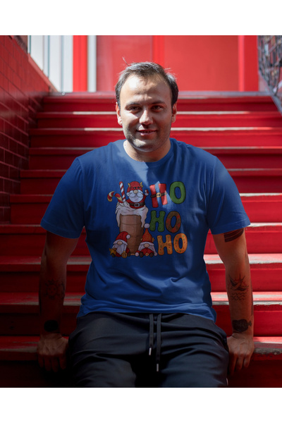 MVRDAR Tricou de Craciun unisex din 100% bumbac pentru femei si barbati