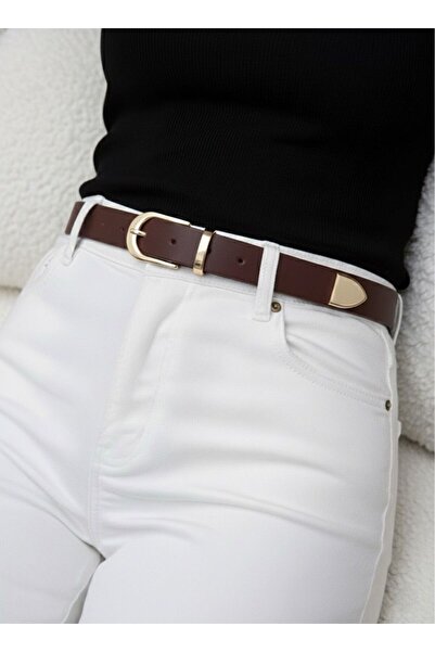 EMR Official حزام نسائي بإبزيم ذهبي، حزام للبنطلون، حزام للسترة، حزام للخصر،