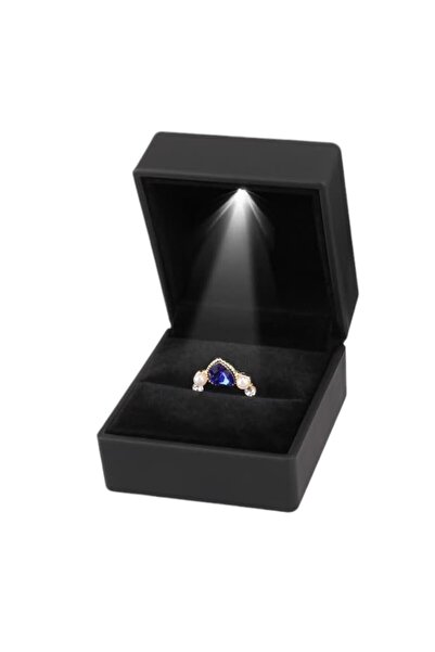 OEM Cutie bijuterii iluminare LED 6cm x 6.3cm x 5cm pentru ocazii speciale, daruire inel logodna, cercei