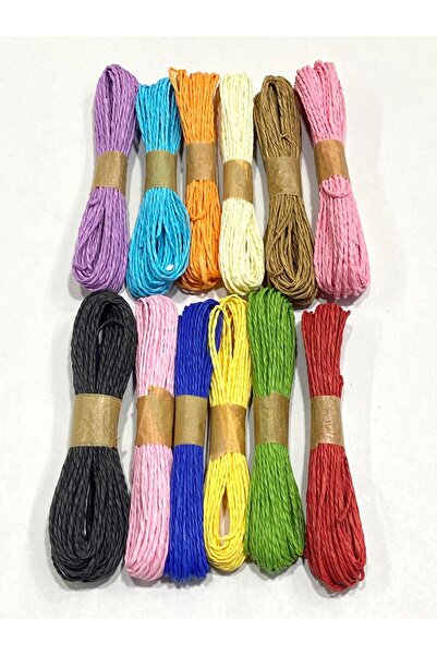 karantuhafiye Пакувальний шнур / Паперовий шнур / Декоративний шнур / 12 штук...