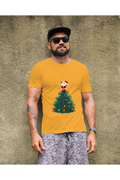 MVRDAR Tricou de Craciun unisex din 100% bumbac pentru femei si barbati