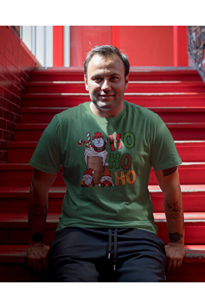 MVRDAR Tricou de Craciun unisex din 100% bumbac pentru femei si barbati