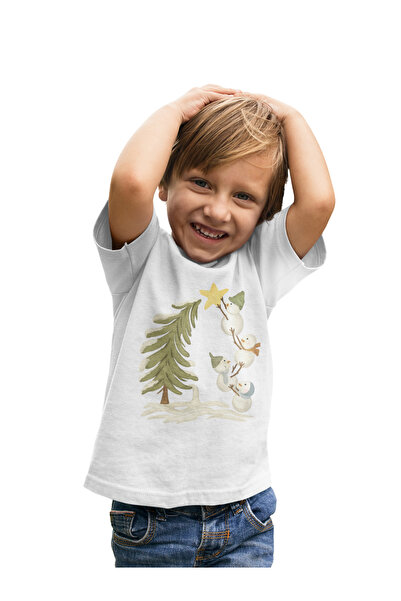 MVRDAR Tricou de Craciun pentru copii cu Grinch si personaje festive