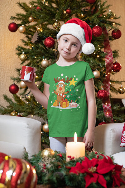 MVRDAR Tricou de Craciun pentru copii cu Grinch si personaje festive