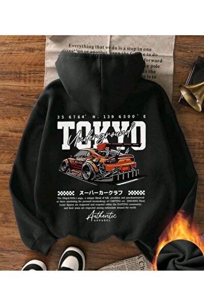 Elvino Racing Cars Printed Women/Men Unisex Oversized Hooded 3-Thread Sweatshirt