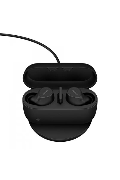 Jabra Casti wireless cu statie incarcare, Jabra, Evolve 2, Bluetooth, USB-A, ...