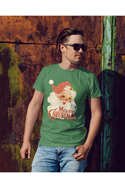 MVRDAR Tricou de Craciun unisex din 100% bumbac pentru femei si barbati