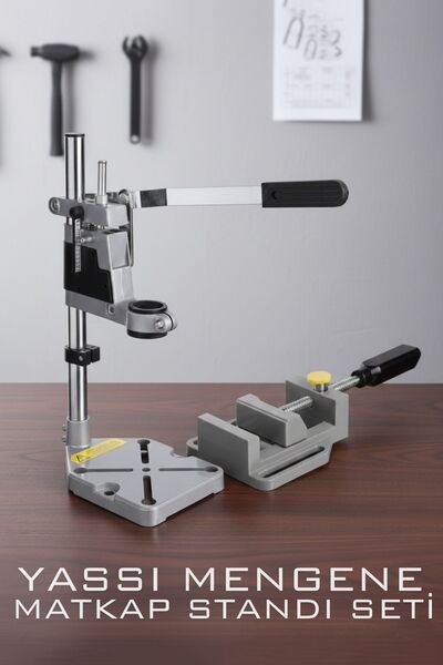 Transformacion Tezgah Üstü Matkap Standı + Tezgah Mengenes Seti 722473