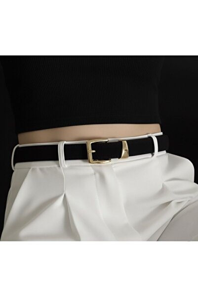 EMR Official Жіночий ремінь із золотою пряжкою, ремінь для куртки, ремінь для...