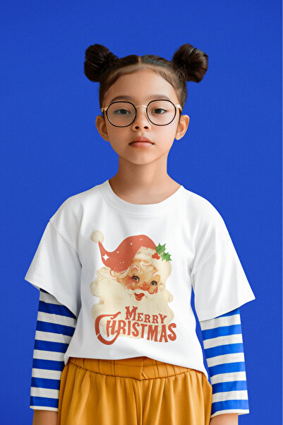 MVRDAR Tricou de Craciun pentru copii cu Grinch si personaje festive