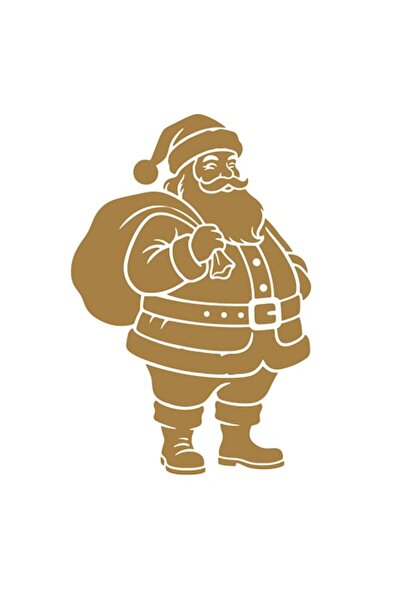 Oracal 651 Sticker decorativ, autocolant pentru masina, silueta Mos Craciun, ...