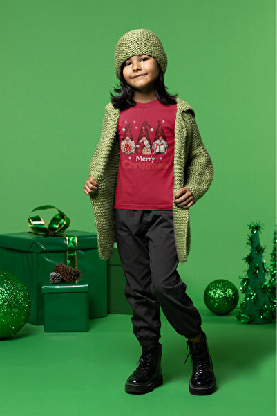 MVRDAR Tricou de Craciun pentru copii cu Grinch si personaje festive