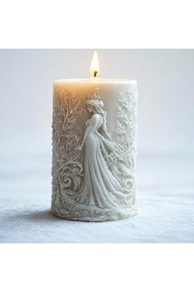 STYLUX REGINA sculptural soy wax candle – premium decoration, artistic details, in a gift box