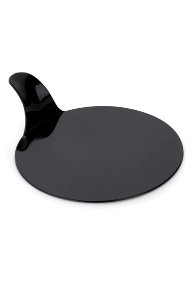 Pavoni Set 250 tavi prezentare pentru monoportii, rotund, negru, Ø 80mm