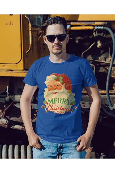 MVRDAR Tricou de Craciun unisex din 100% bumbac pentru femei si barbati