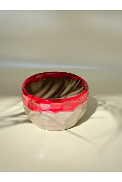 Atölye Ceramic yılbaşı kırmızı kase