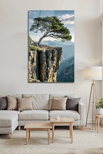 B&G DESIGN Artă decorativă de perete cu tematică de îndurare și putere, arbor...