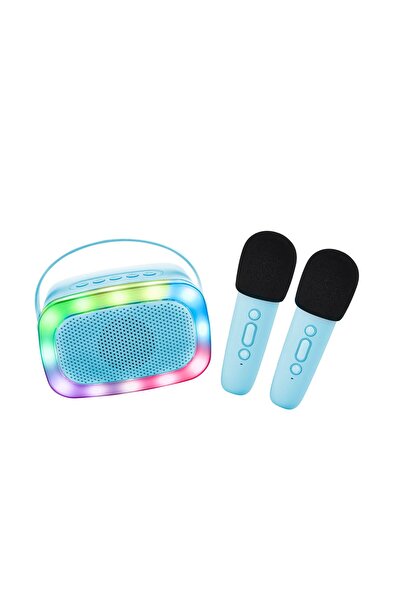 lalarma Set karaoke pentru petrecere cu Bluetooth, difuzor și 2 microfoane - ...
