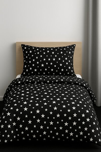 StellaFlavo Husă de pilota cu model pentru o persoană + 1 husă de pernă cu capac