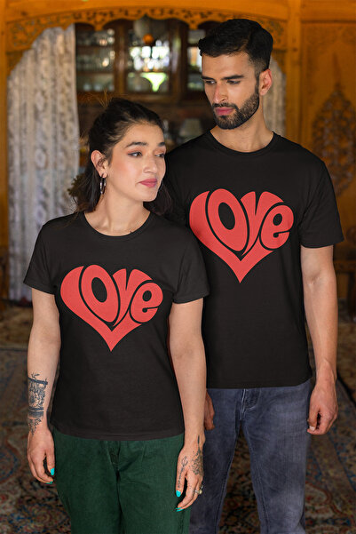 MVRDAR Set of 2 100% cotton couple t-shirts