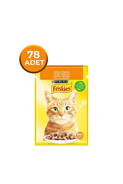 Friskies Tavuklu Yaş Kedi Maması 85 Gr x 78 Adet