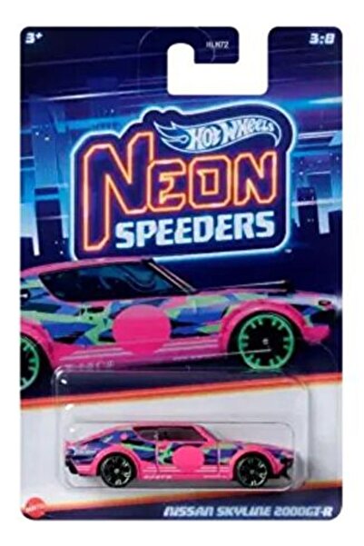 HOT WHEELS سيارات نيون سبيدرز نيسان سكايلاين 2000GT-R HRW69