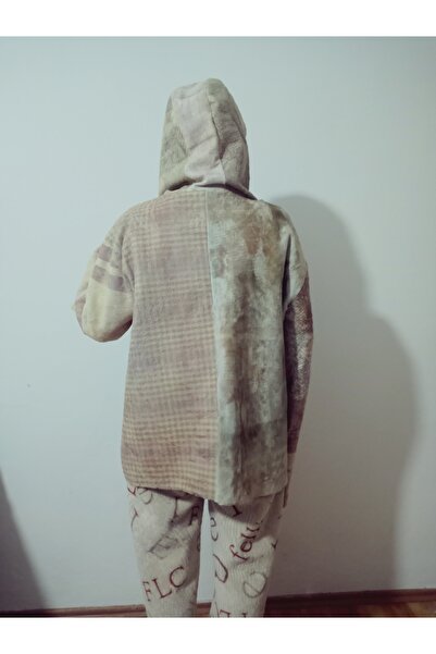 hoaryage Genuine Lambskin Fur Hooded Coat, Jacket, Biker Jacket, Ski Jacket, Unlined