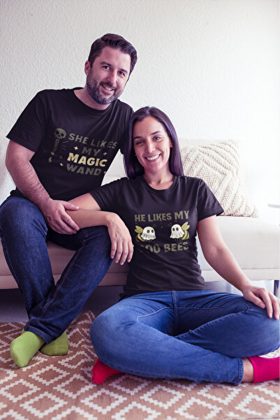 MVRDAR Set of 2 100% cotton couple t-shirts