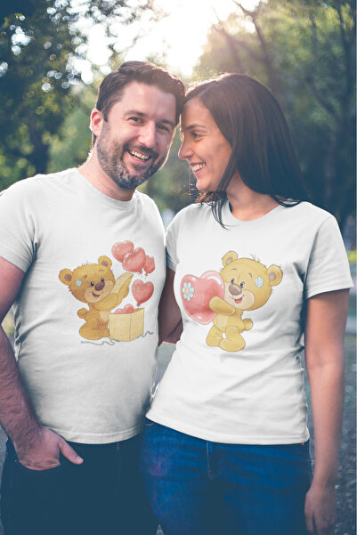 MVRDAR Set of 2 100% cotton couple t-shirts