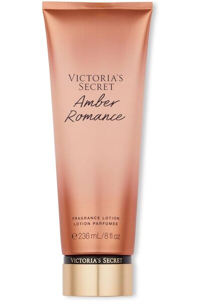 Victoria's Secret Body Lotion, 236 ml (8 fl oz) – 24-Hour Hydration, Amber Romance