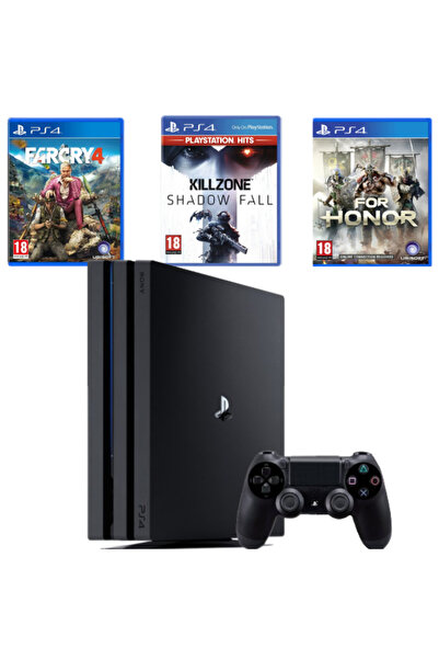 Sony PlayStation 4 PRO 1TB Bundle - Controller + 3 Games (Second-Hand)