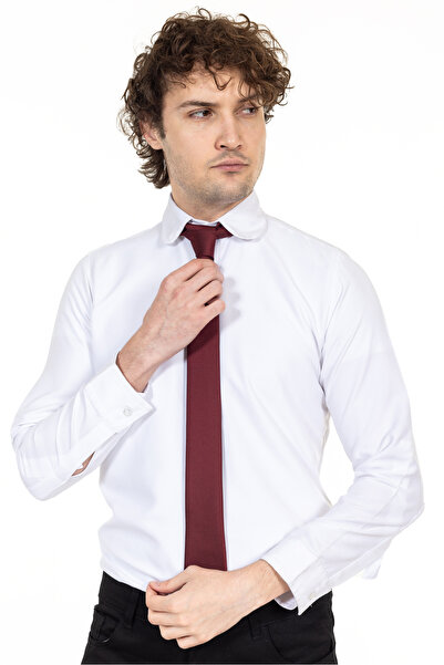 DAŞ ÜNİFORMA Thin Dobby Men's Tie Waiter Tie Workwear