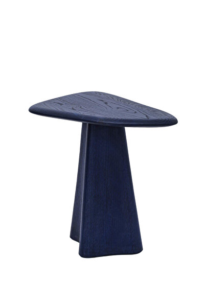 Ananas Organik Serisi 3 Lacivert Masif Ahşap Orta Sehpa