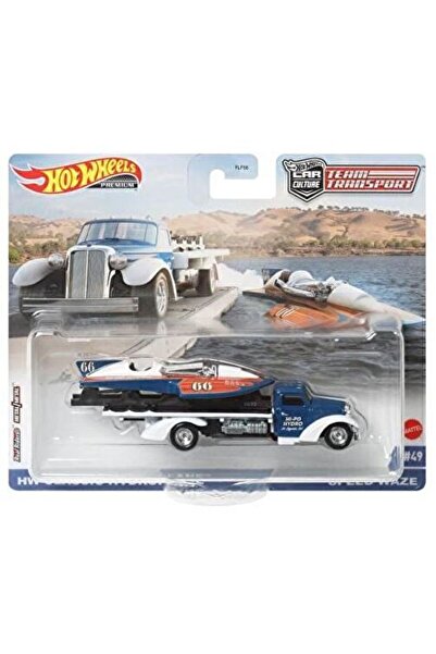 HOT WHEELS Premium HCR31 Team Transport HW Classic Hydroplane / Speed Waze (#49)