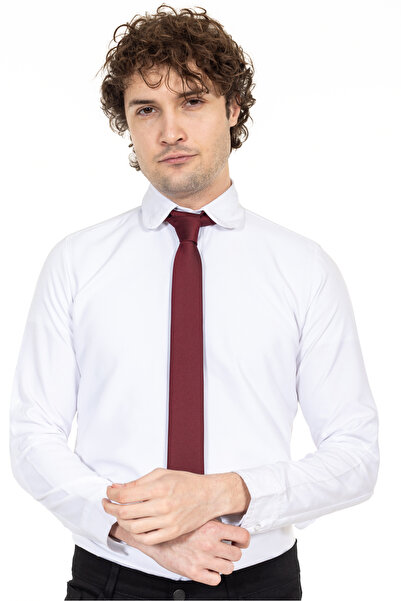 DAŞ ÜNİFORMA Thin Dobby Men's Tie Waiter Tie Workwear