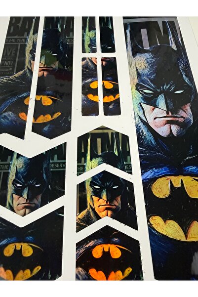 ca kay bu Bat2 Holografik Bisiklet Kadro Sticker Seti – 12 Parça – Suya Dayan...