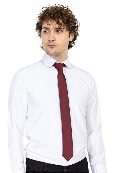 DAŞ ÜNİFORMA Thin Dobby Men's Tie Waiter Tie Workwear