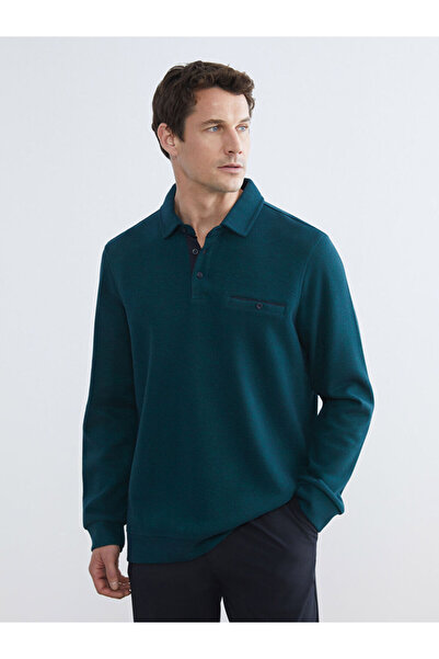 LC Waikiki Polo Neck Men's Sweatshirt