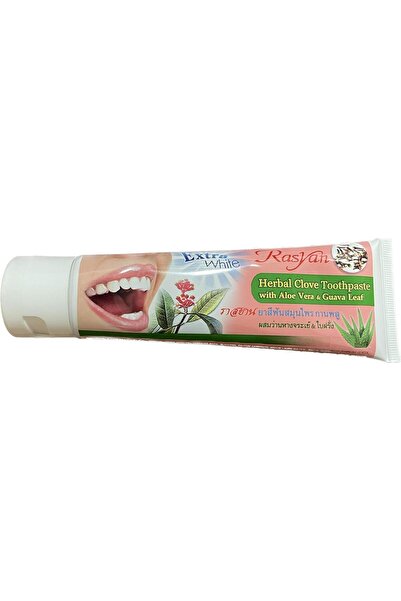 RASYAN Isme Herbal Clove Toothpaste with Aloe Vera & Guava Leaf, 100 g, White