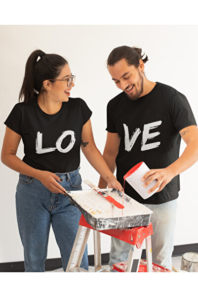 MVRDAR Set of 2 100% cotton couple t-shirts