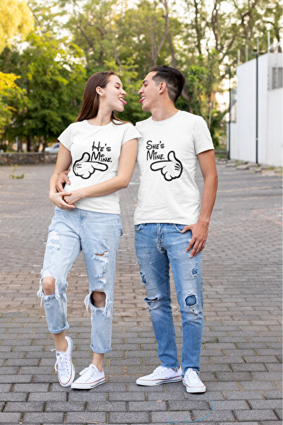 MVRDAR Set of 2 100% cotton couple t-shirts