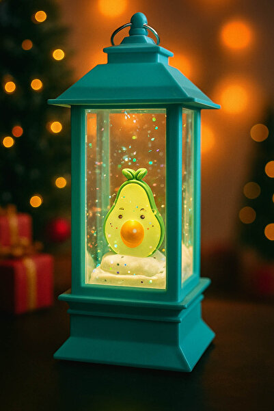 zozoya Avokado Işıklı Kule Kar Küresi